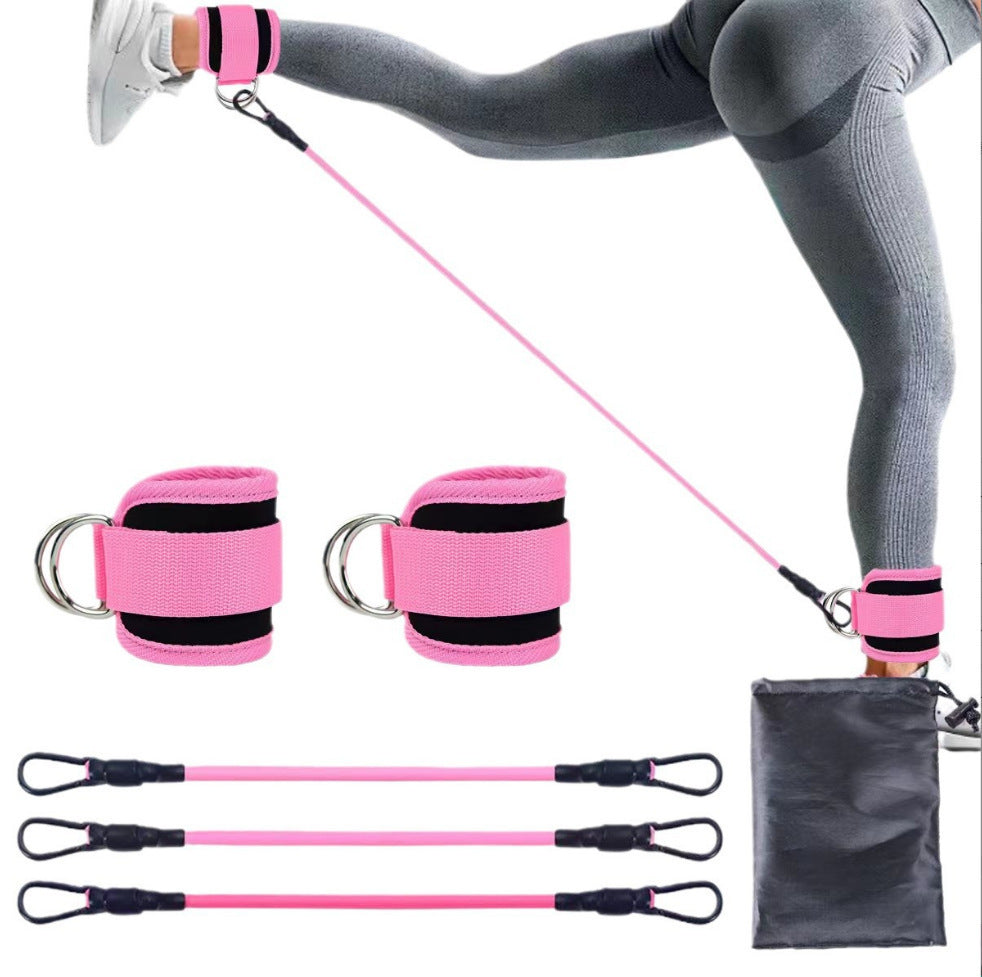 Leg training device resistance band