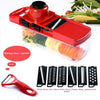 12-in-1 Vegetable Chopper & Slicer  Multi-Function Cutter with Interchangeable Blades, Food Container, Mandoline Slicer for Kitchen Prep