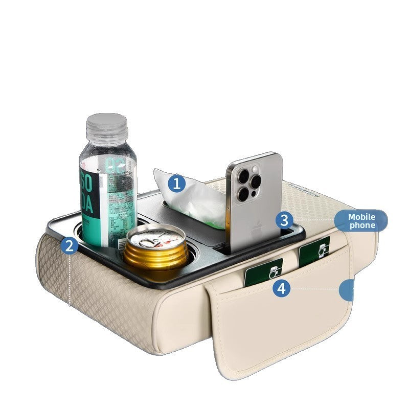 Car Armrest Box with Storage & Comfort Pad