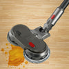 Electric Dual-Spin Mop Head Attachment  Powerful Floor Cleaner for Dust, Spills & Stains  Compatible with Most Vacuum Cleaners