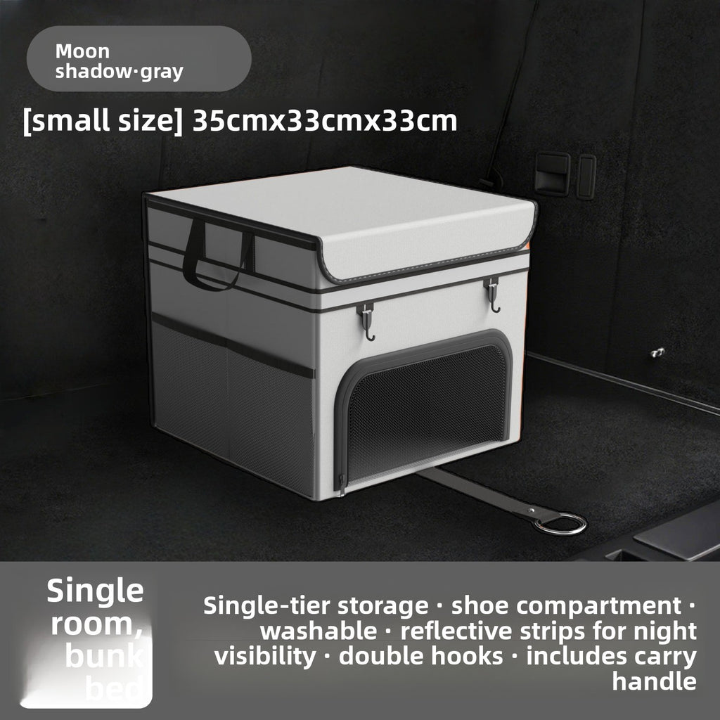 Car Trunk Folding Storage Box – Dual Color Organizer