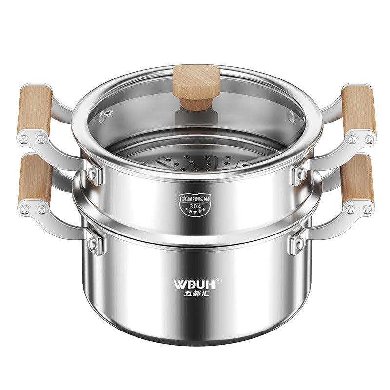 stainless steel pot
