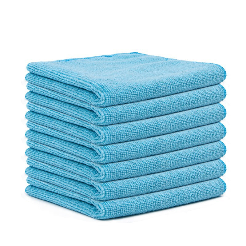 Microfiber absorbent cleaning cloths