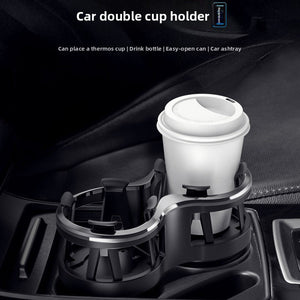 Dual Slot Car Cup Holder Expander with Secure Fit - Goods Vault