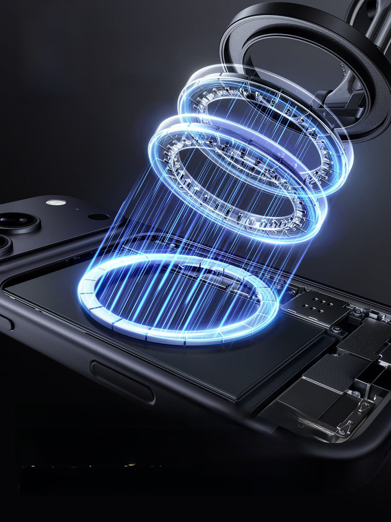 Magnetic Car Phone Holder with Vacuum Suction Mount