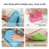 Microfiber absorbent cleaning cloths