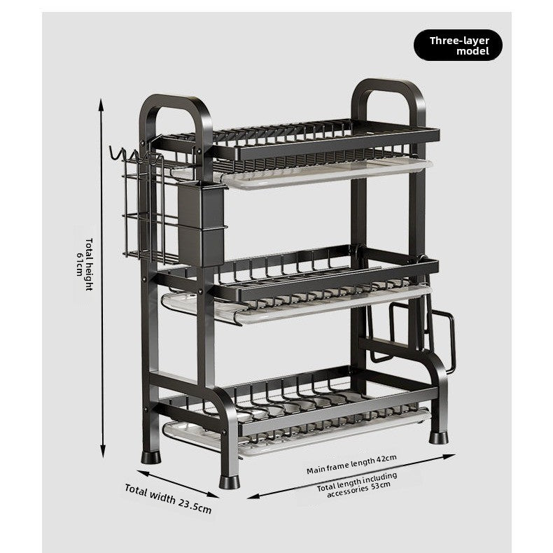 Kitchen Dish Drying Rack