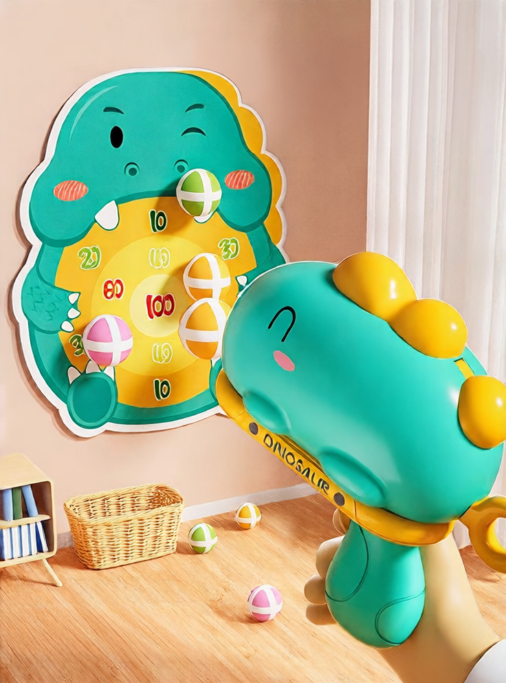Dinosaur Target Toy Gun Set