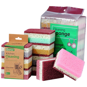 High-foaming porous seaweed sponge sponge