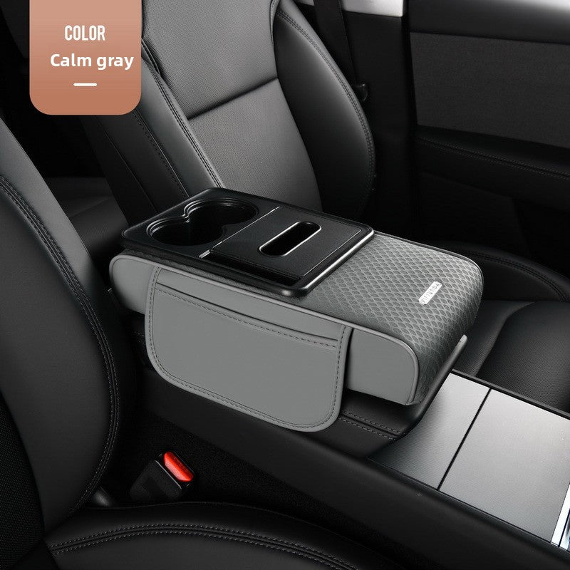 Car Armrest Box with Storage & Comfort Pad