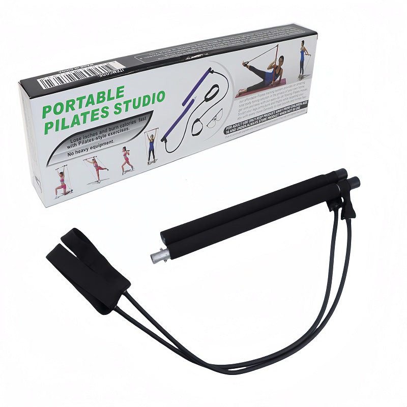 Pilates Bar with Resistance Bands | Full Body Home Workout Kit