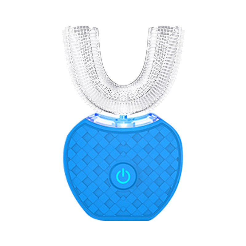 Automatic U-Shaped Electric Toothbrush for Adults  360 Ultrasonic Cleaning, Hands-Free Smart Toothbrush