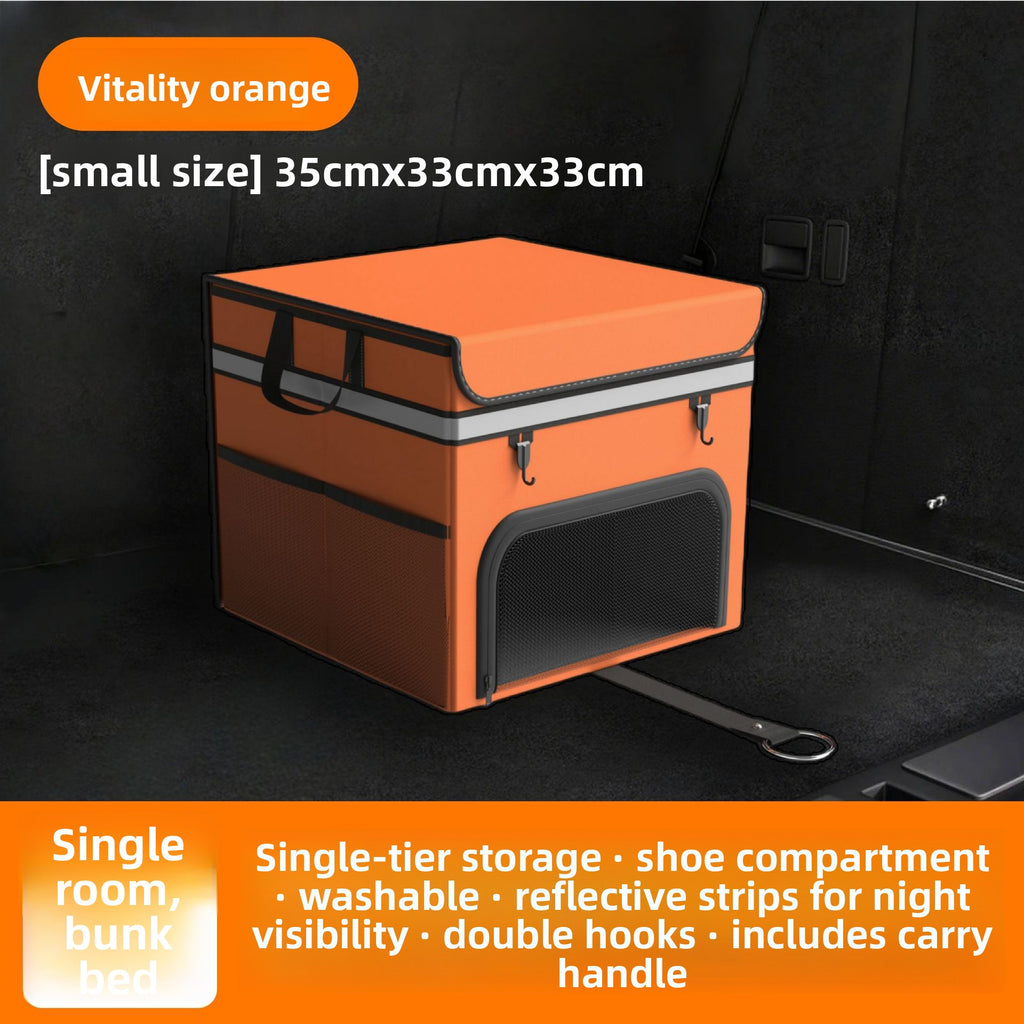 Car Trunk Folding Storage Box – Dual Color Organizer