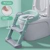 Kids Potty Training Seat with Ladder  Adjustable Child Toilet Seat, Non-Slip, Foldable, Safe for Boys & Girls