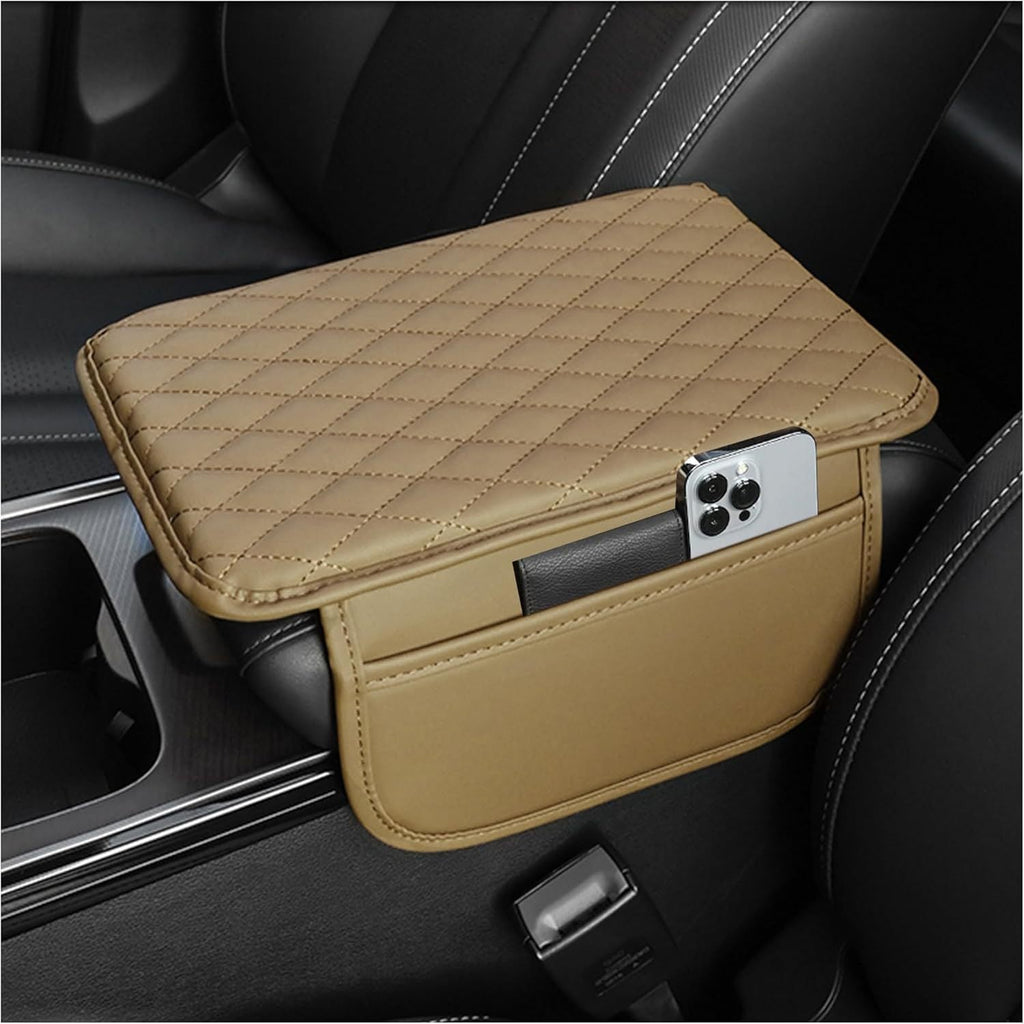 Middle Console Mat Protector with Storage Pocket - Goods Vault