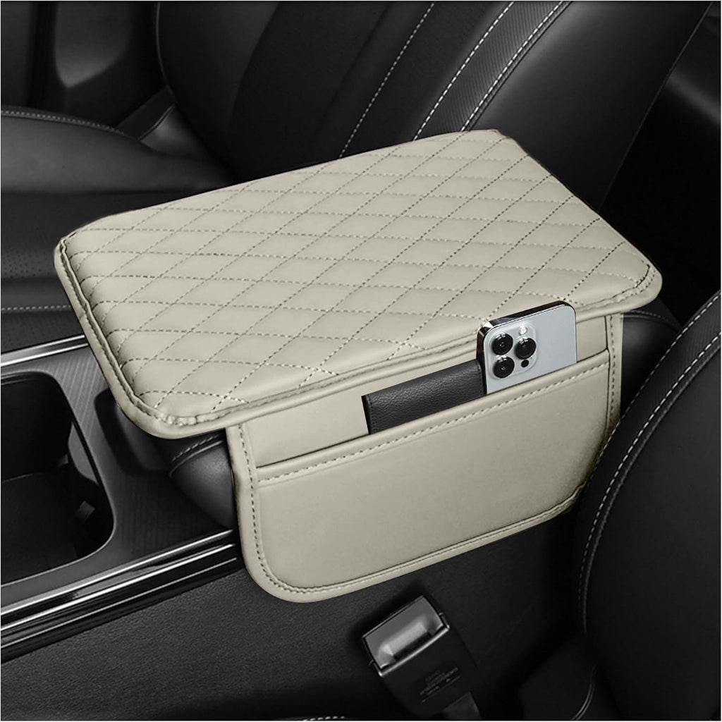 Middle Console Mat Protector with Storage Pocket - Goods Vault